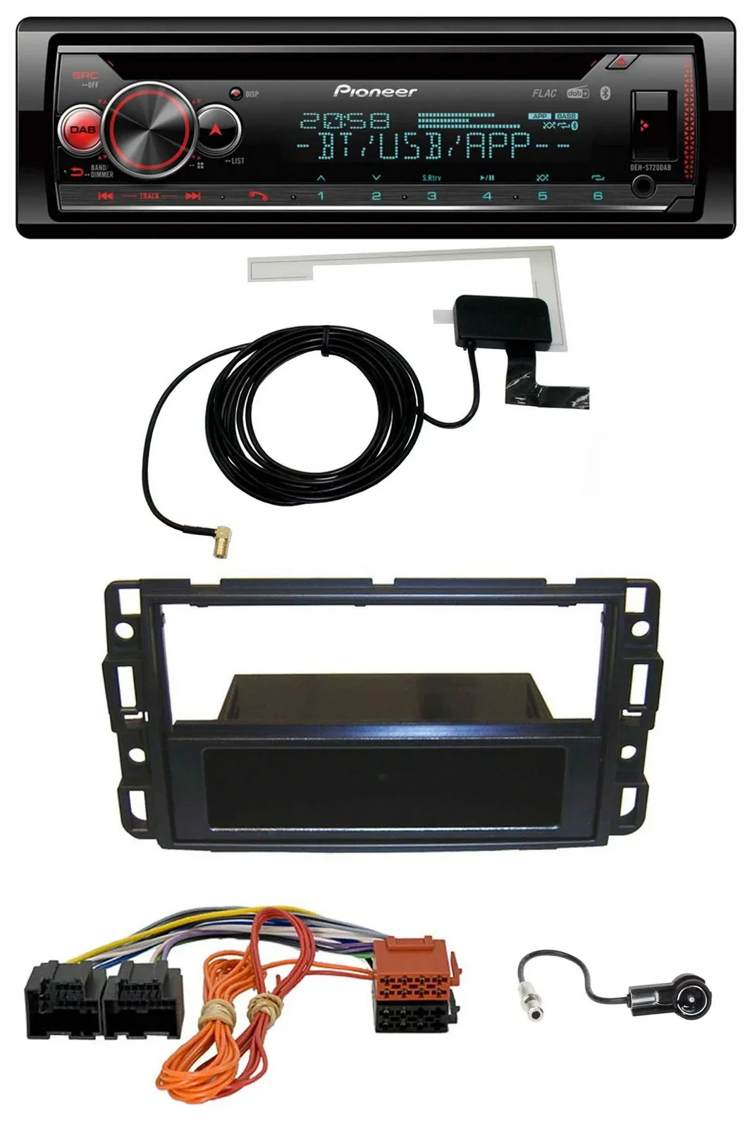 Автомагнитола для Cadillac BLS (2006–2010) Pioneer DAB, CD/MP3, USB, Bluetooth