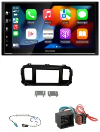 Kenwood DAB USB Bluetooth 2DIN MP3 Autoradio für Citroen Jumpy Spacetourer ab 20