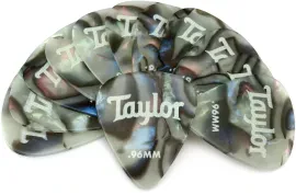 Медиаторы Taylor Celluloid 351 Abalone 0.96 (12 штук)