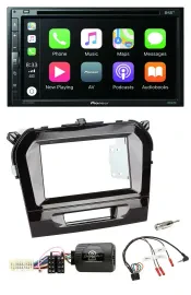 Автомагнитола для Suzuki Vitara Pioneer 2DIN, DVD, DAB, Bluetooth, USB, поддержка кнопок на руле