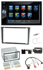 Blaupunkt SD USB TMC Bluetooth 2DIN Lenkrad Navigation für Opel Corsa C 2000-200