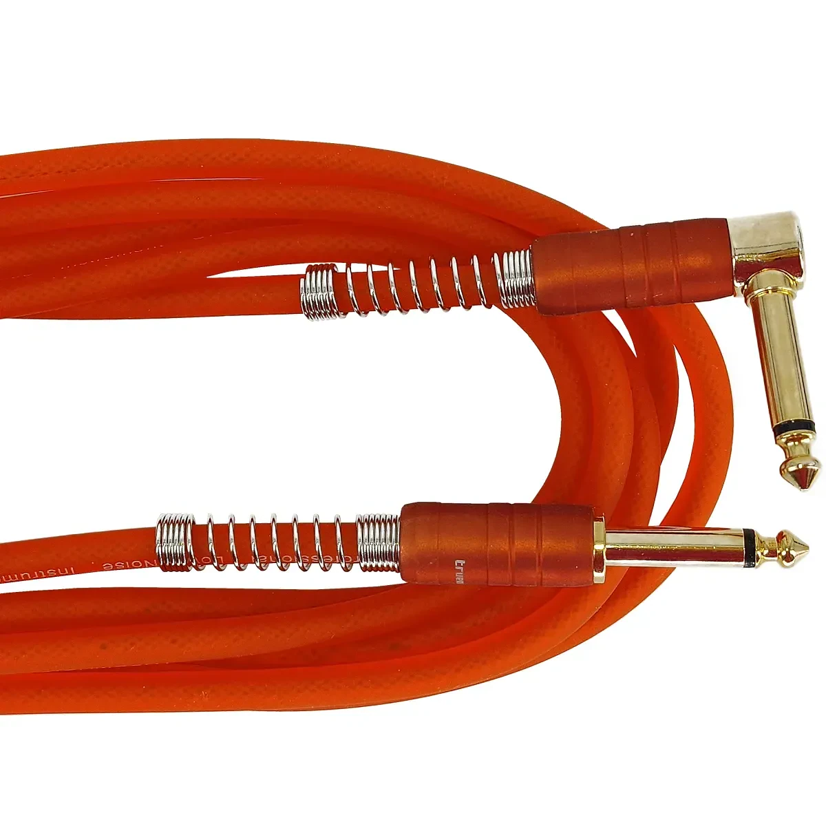 True magic TEJ007/3M Кабель инструментальный  Jack 6.3 - Jack 6.3 угловой, моно, 3м, 6.5мм, оранжевый