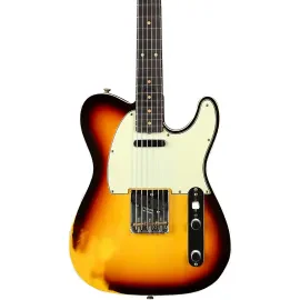 Fender CS 1960 Telecaster Custom Heavy Relic Guitar Aged Chocolate Sunburst