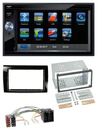 Blaupunkt SD Bluetooth 2DIN MP3 USB AUX Autoradio für Fiat Bravo (ab 2007)