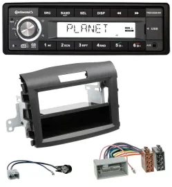 Continental USB 1DIN AUX DAB MP3 Autoradio für Honda CR-V (ab 2013)