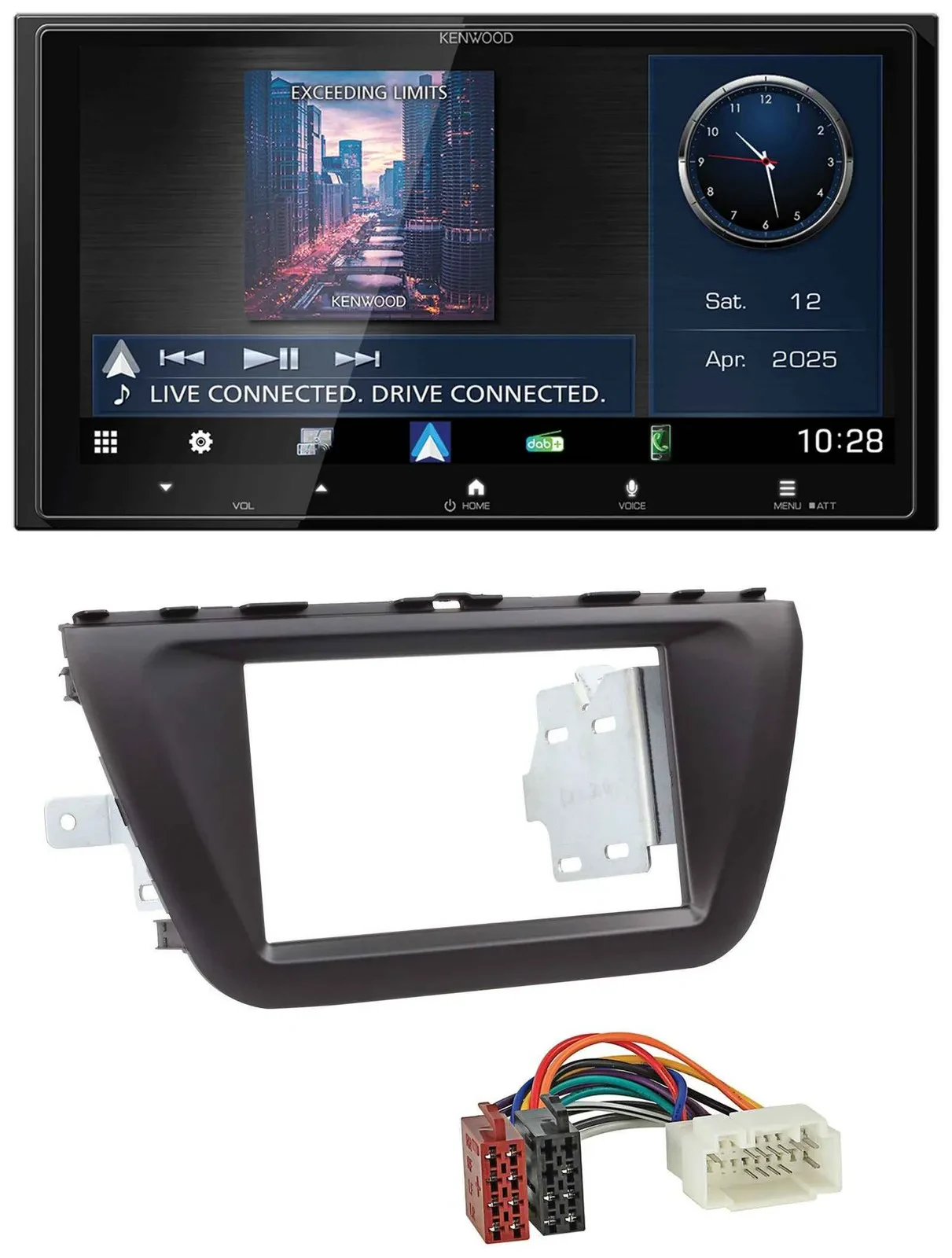 Автомагнитола для Suzuki SX4 Kenwood 2 DIN, Bluetooth, USB, DAB, MP3