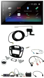 Pioneer DAB Lenkrad Bluetooth 2DIN USB Autoradio für Ford Focus 2014-2018