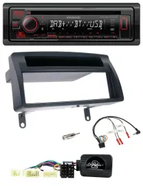 Автомагнитола для Toyota Corolla E12 2001–2007 Kenwood CD USB Bluetooth DAB с поддержкой кнопок на руле