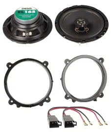 ACV 16,5cm 100Watt 2-Wege Lautsprecher für Opel Antara ab 2013 Fronttür Auto Box