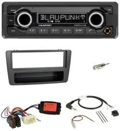 Blaupunkt Bluetooth DAB Lenkrad USB Autoradio für Honda Civic 01-03 schwarz