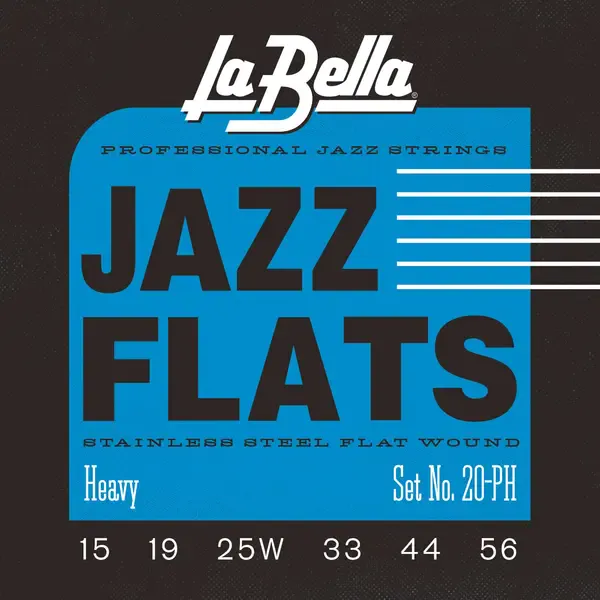 Струны для электрогитары La Bella 20PH Jazz Flats 15-56