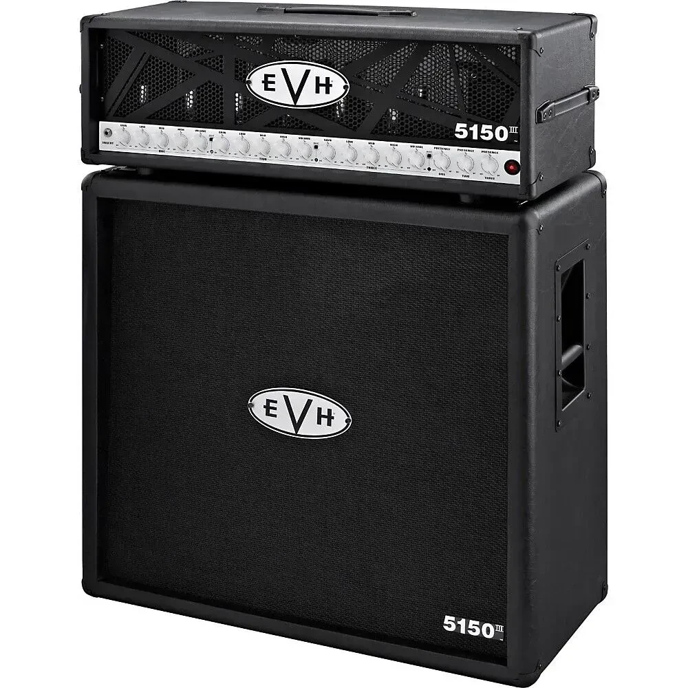 Усилитель для электрогитары EVH 5150 III 100W с кабинетом 5150 III 4x12, черный