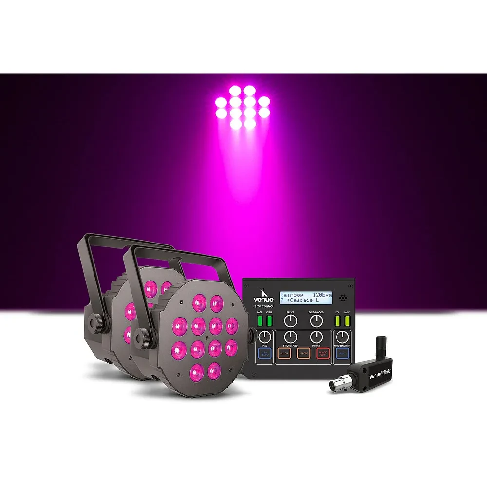 Venue Tetra Control 2 Intuitive DMX Controller wDongle2 Tetra 12 VI Wash Light