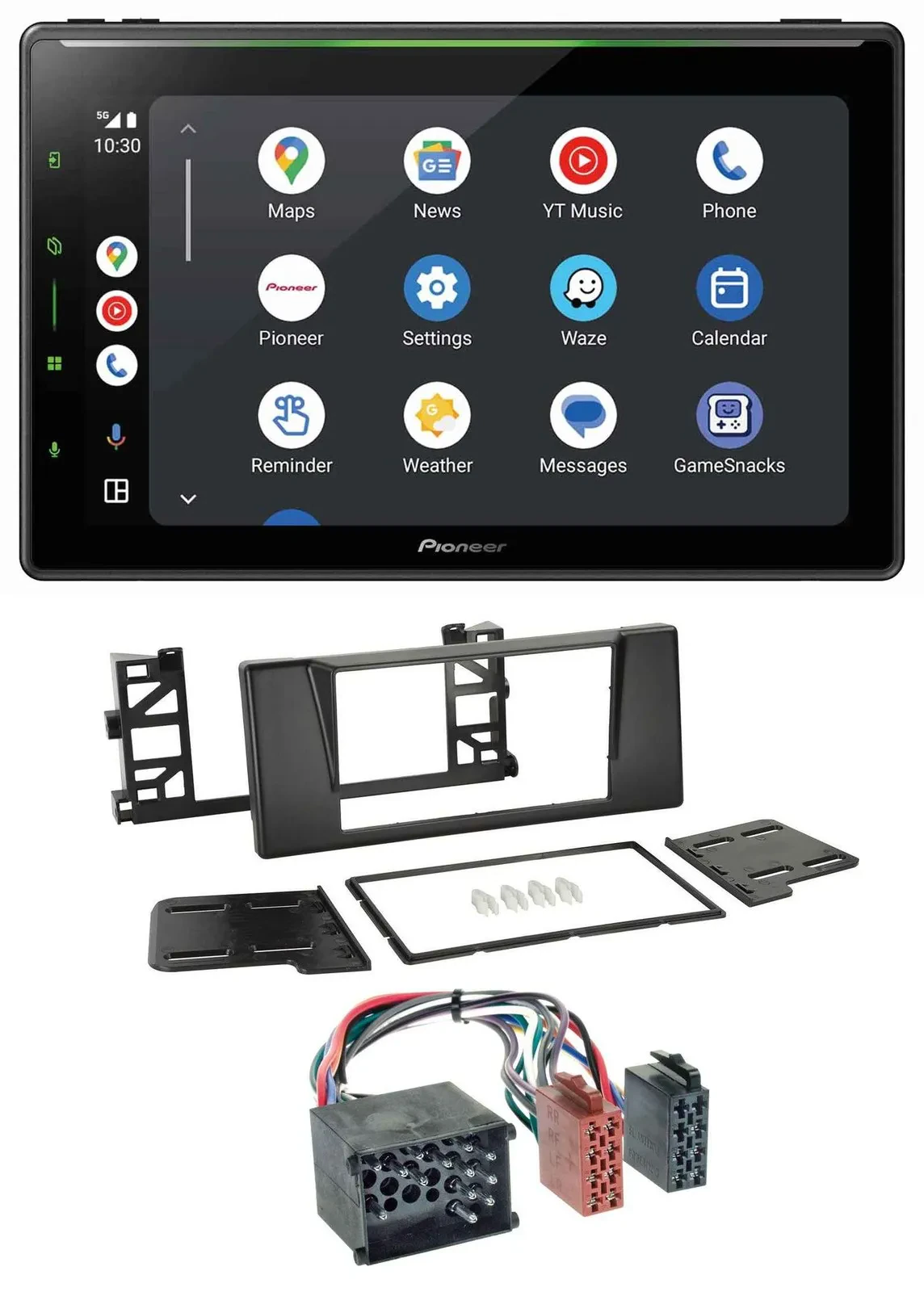 Pioneer 2DIN MP3 USB Bluetooth DAB Autoradio für BMW 5er (E39) X5 Rundpin