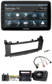 Автомагнитола для Mercedes A‑Class 2005–2012 Blaupunkt Bluetooth, DAB, USB, SD, поддержка управления на руле