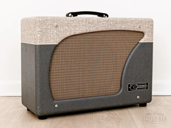 Carr Impala 1x12 Tube Combo Amp 44 Watt Black Panel-style w/ 6L6, Cover