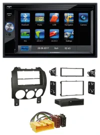 Blaupunkt SD Bluetooth 2DIN MP3 USB AUX Autoradio für Mazda 2 (ab 2007)