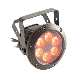 PAR-прожектор для улицы lightmaXX Nano Spot ARC 6x 8W RGBW, 48W, 30°, IP65, DMX, черный