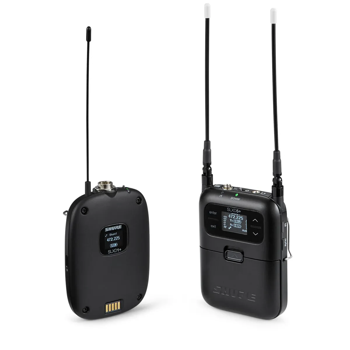 Shure SLXD15+ Portable Digital Wireless Bodypack System, G57: 470-608MHz