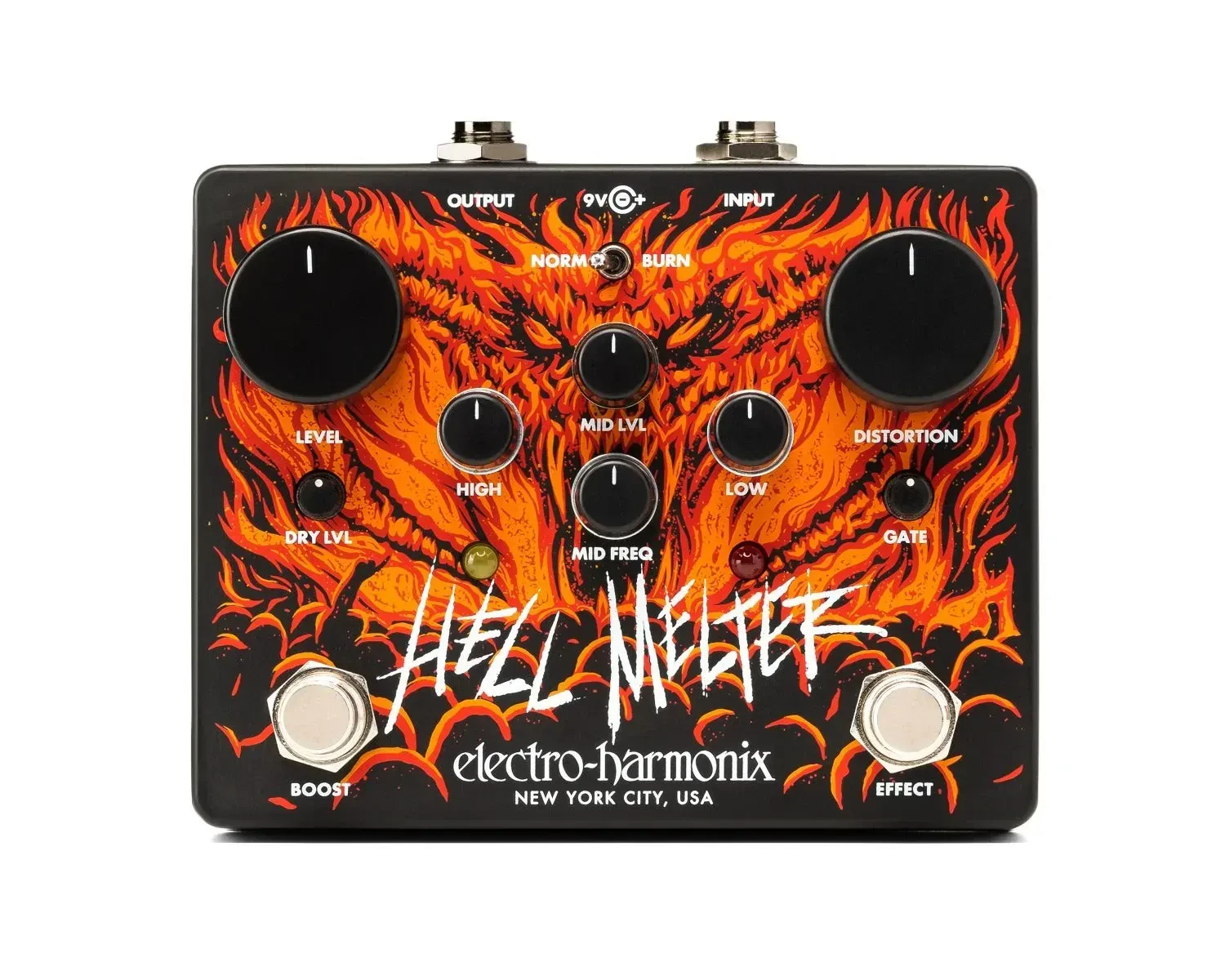 Педаль эффектов для электрогитары Electro-Harmonix Hell Melter Distortion