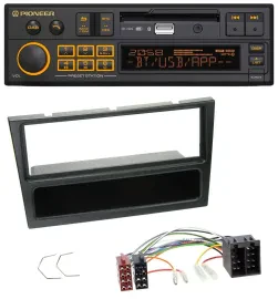 Pioneer DAB MP3 USB Bluetooth Autoradio für Opel Agila Combo Vivaro Corsa C Omeg