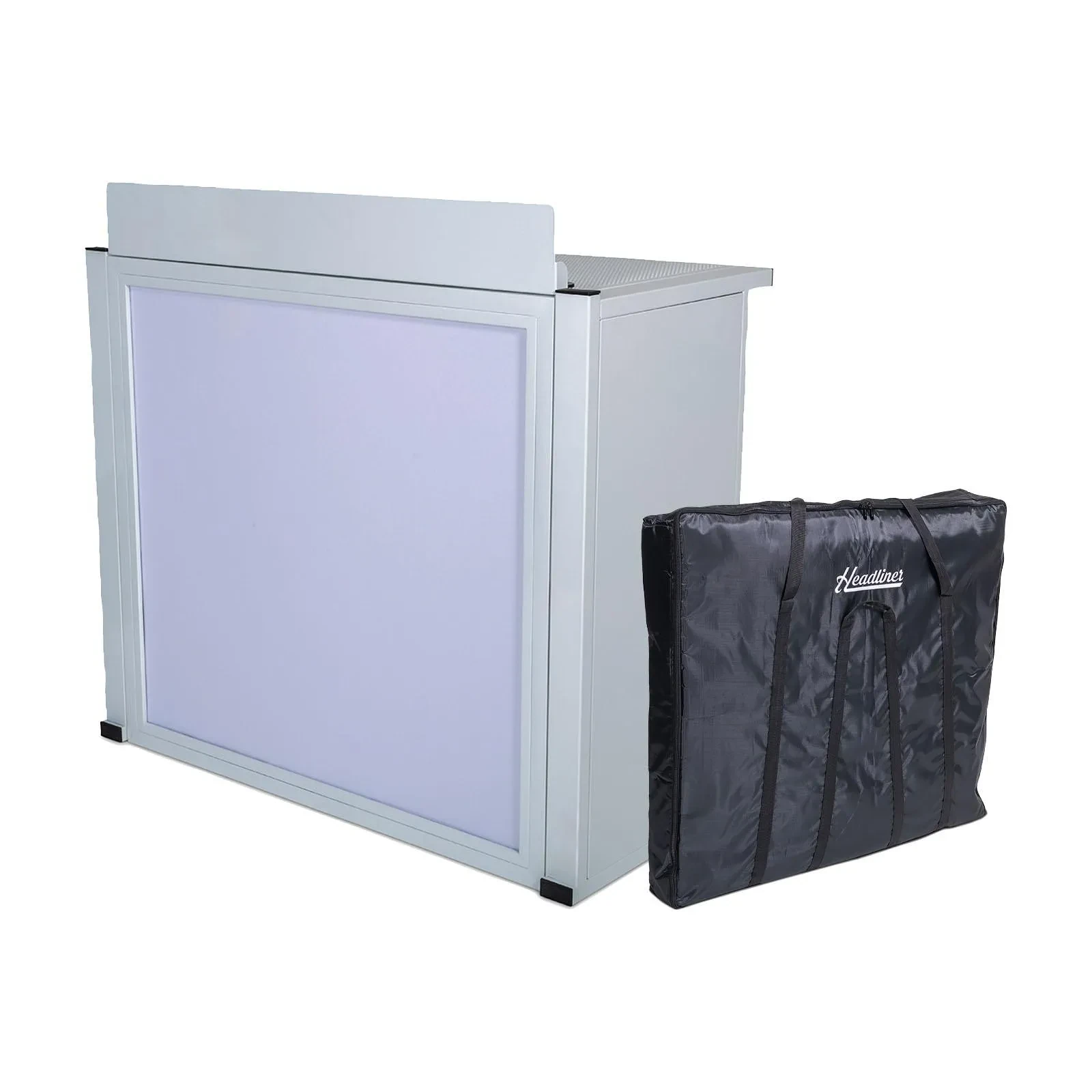 Headliner HL30081 Solana Portable DJ Booth - White