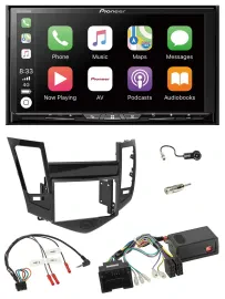 Pioneer 2DIN Lenkrad USB DAB DVD Bluetooth Autoradio für Chevrolet Cruze 05/2009