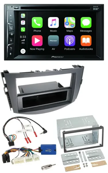 Pioneer Lenkrad USB DVD Bluetooth DAB 2DIN Autoradio für Toyota RAV 4 ab 2011 28