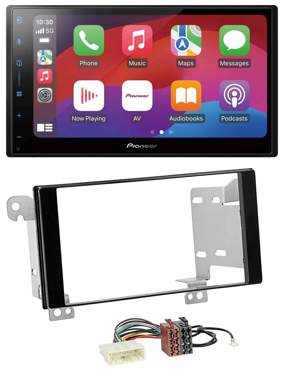 Автомагнитола Pioneer 2DIN, DAB, Bluetooth, USB, MP3 для Subaru Forester, Impreza, XV