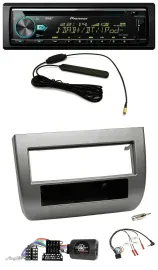 Автомагнитола для Lancia Y (2005–2011) Pioneer CD/MP3, DAB, USB, тёмно-серебристый металлик