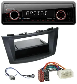 Blaupunkt SD USB 1DIN MP3 AUX Autoradio für Suzuki Swift (FZ/NZ, ab 2010)