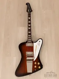 Электрогитара Greco FB980 Firebird Vintage Guitar Sunburst w/ Vibrola, Japan Fujigen 1977