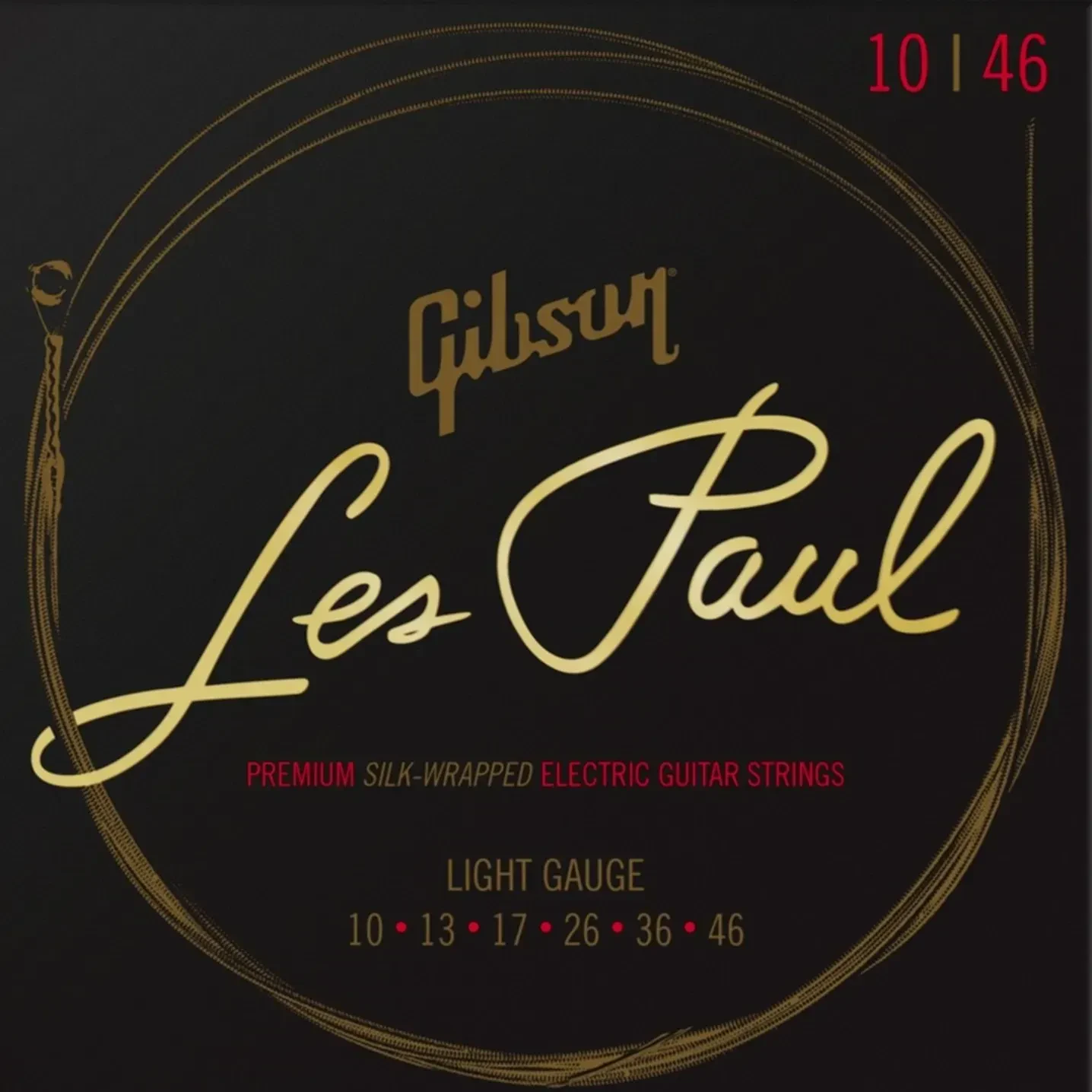 Струны для электрогитары Gibson SEG-LES10 Les Paul Premium Pure Nickel 10-46