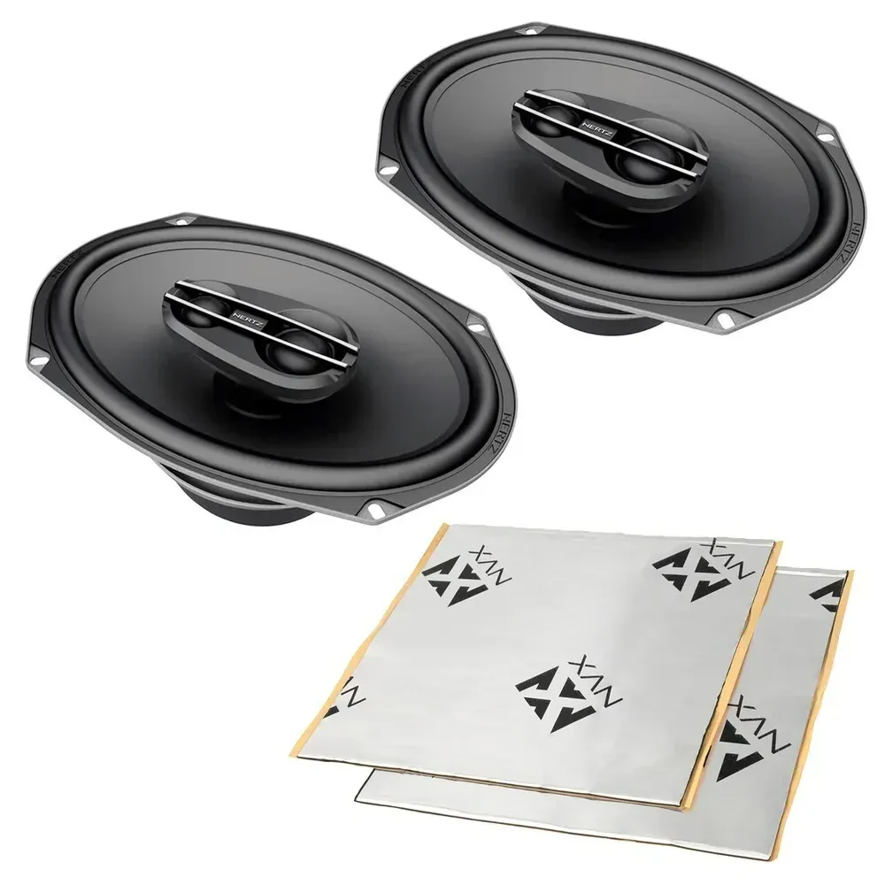 Hertz CPX 690 240W RMS 6x9" Coaxial Car Speakers w/ Sound Damping