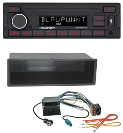 Blaupunkt MP3 AUX USB 1DIN Autoradio für VW Polo, Lupo, Fox, Passat, T5