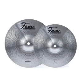 Fame Splash Beckenset 8" 10" Messing Handgehämmert Schlagzeug Klangqualität