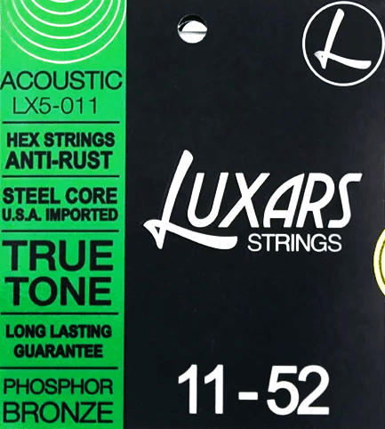 Струны для акустической гитары Smiger LX5-011 Luxars Phosphor Bronze 11-52