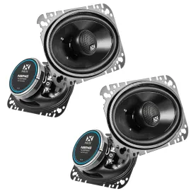 (2-Pairs) NVX NSP46 200W 4x6" N-Series 2-Way Coaxial Car Speakers