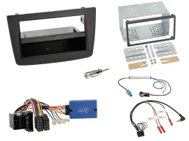 Einbauset Lenkradadapter Doppel DIN Autoradio für Alfa Romeo Mito ISO 955 13-18