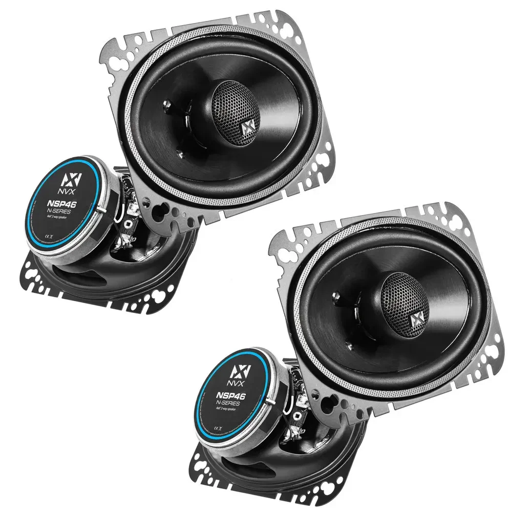 Динамики для авто NVX NSP46 N-Series 4x6" 2‑полосные коаксиальные 200W (набор, 2 пары)