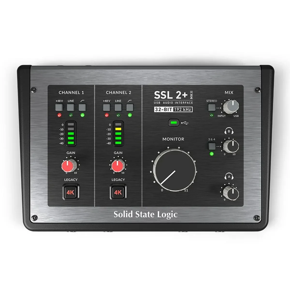 Аудиоинтерфейс Solid State Logic SSL 2+ MKII USB, 4 балансных выхода