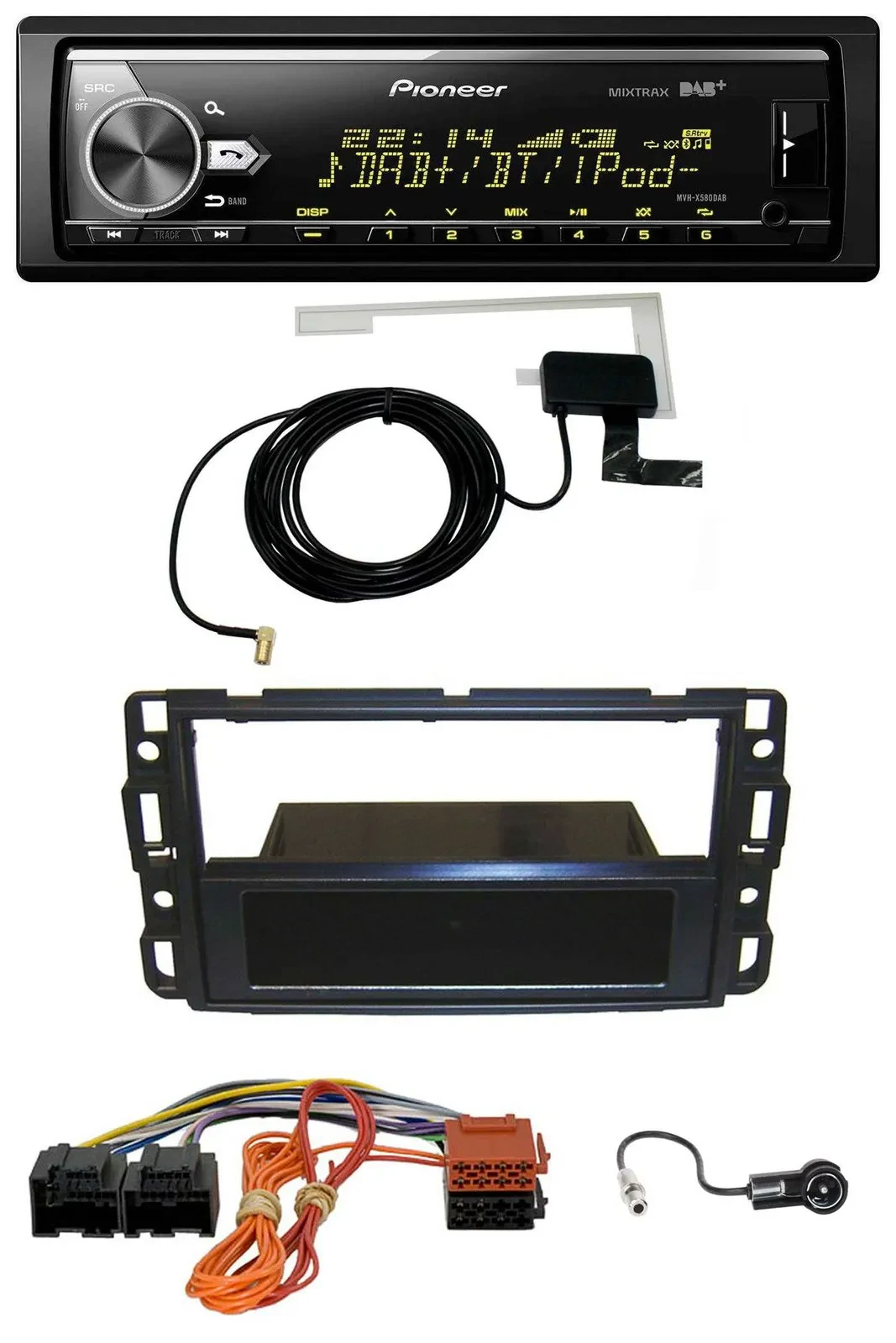 Pioneer Bluetooth DAB USB MP3 Autoradio für Cadillac BLS (2006-2010)