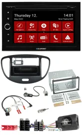 Blaupunkt 2DIN Lenkrad Bluetooth USB TMC DAB Navigation für Hyundai i10 2009-201