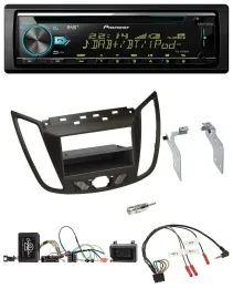 Pioneer DAB Lenkrad CD USB Bluetooth Autoradio für Ford C-Max Kuga braun