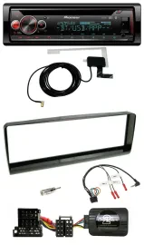 Автомагнитола для Alfa Romeo 156 (2000–2001) Pioneer DAB, CD, USB, Bluetooth, черная