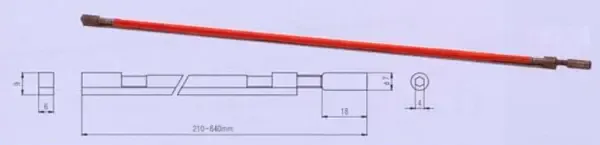 Анкерный стержень Metallor RD-003-580 580мм