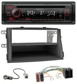 Автомагнитола Kenwood MP3/CD/USB Bluetooth DAB для Kia Sorento II (XM, 2009–2012)