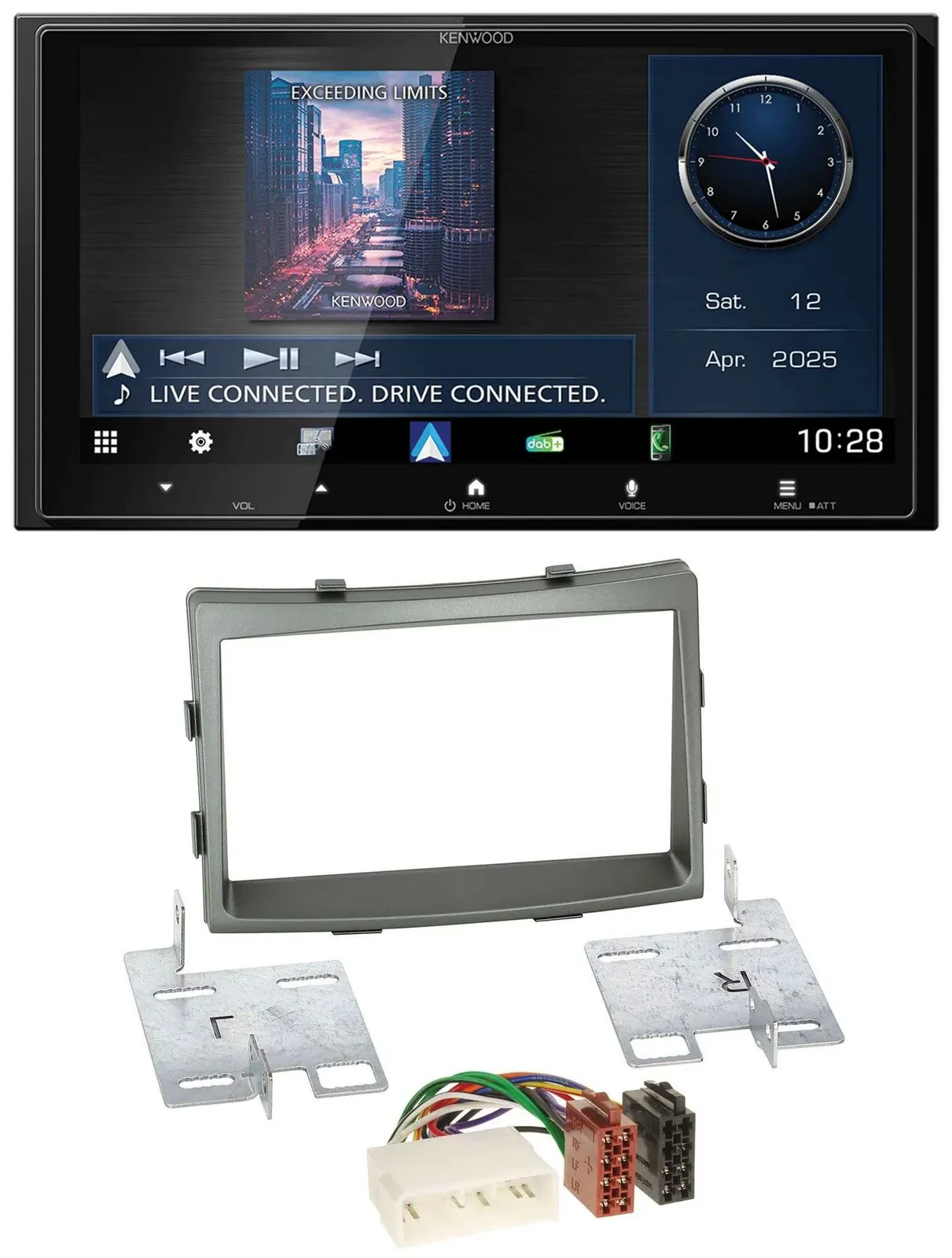 Автомагнитола для SsangYong Rodius (с 2013) Kenwood 2-DIN, Bluetooth, USB, DAB, MP3