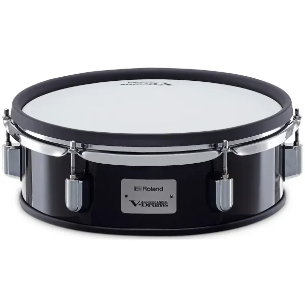 Roland PDA120LS-BK V-Drum Snare Pad, 12", Black