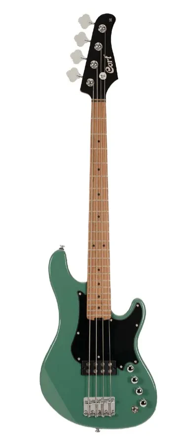 GB-Short-Scale-FGR GB Short Scale Бас-гитара уменьшенная, зелёная, Cort